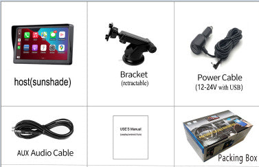 CarPlay and Android Auto Multimedia Screen